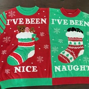 Tipsy Elves  Double Ugly Holiday Sweater